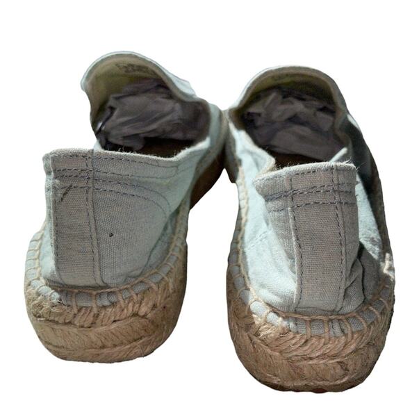 Soludos Eco-friendly Tencel Chambray Sunglasses & Bikini Espadrille Slide Ons 7 - Picture 4 of 9